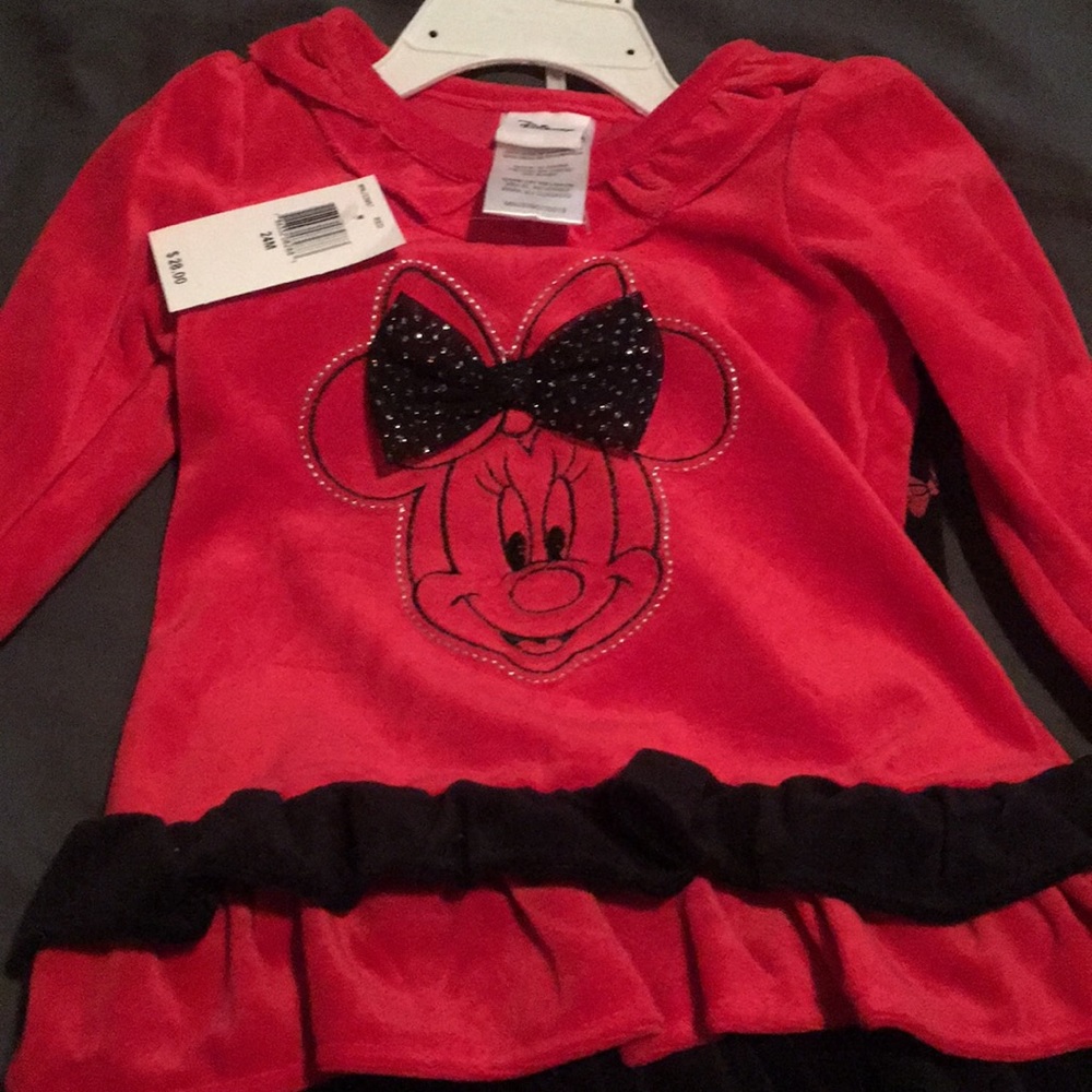 Toddler girl Minnie Mouse outfit